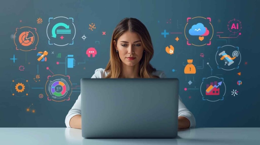 AI tools boosting productivity for visual content creators