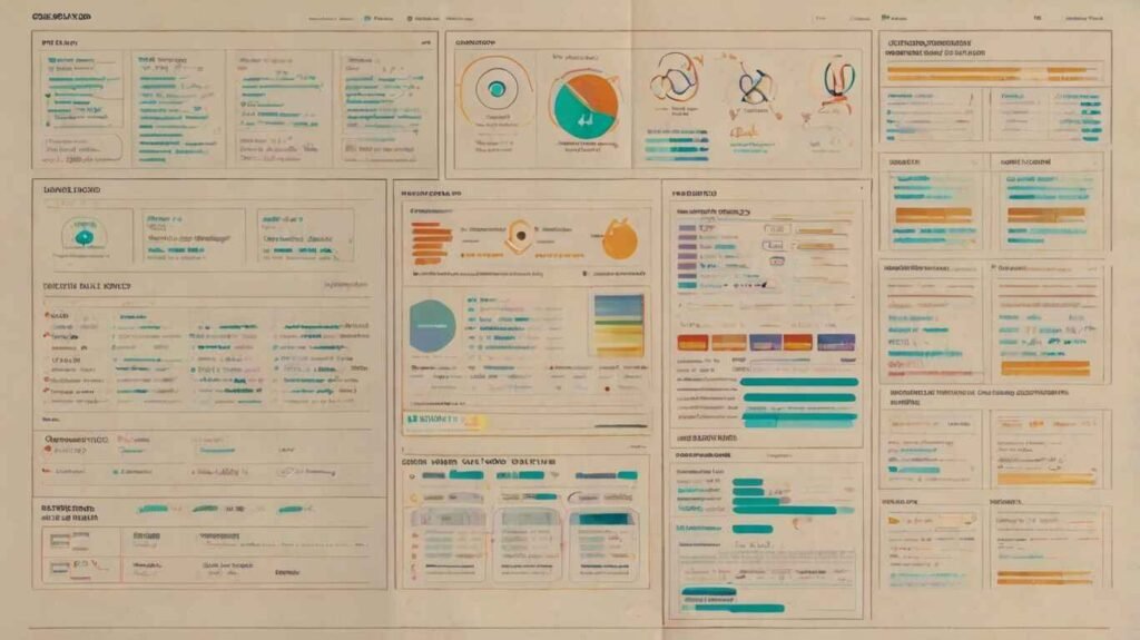 A student dashboard in Notion AI showing categorized research and tasks