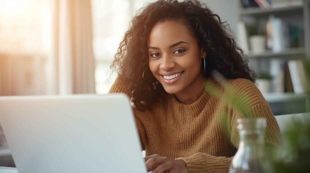 Beginner visual content creators using AI tools without graphic design background