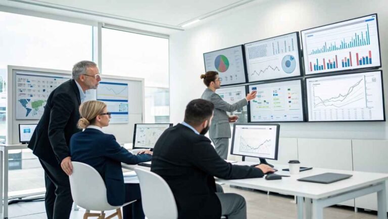 AI Strategy Consulting team planning data-driven business strategy